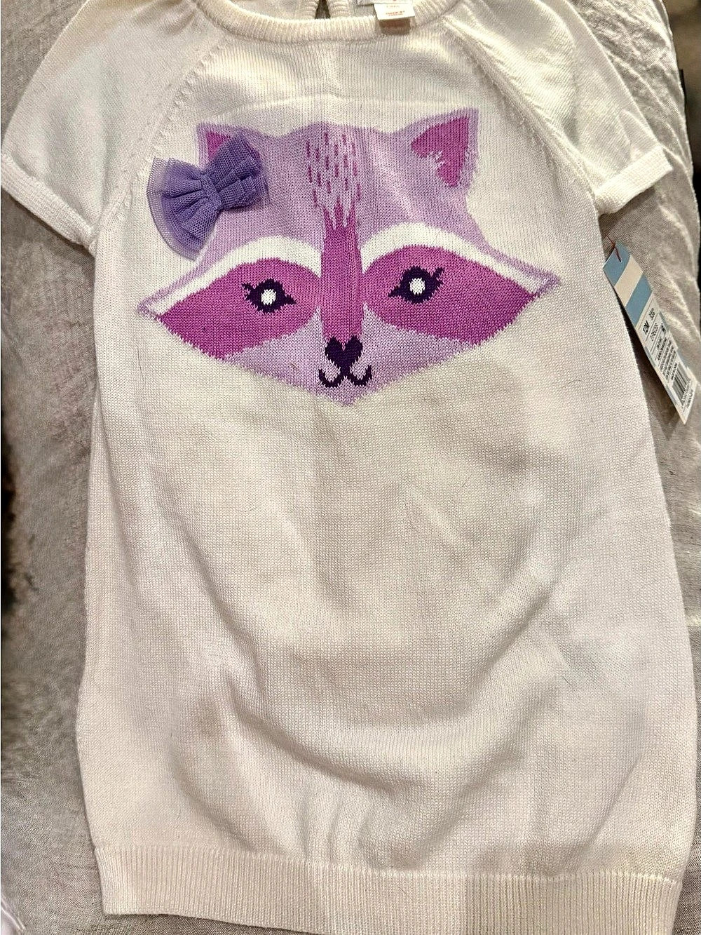 Cat & Jack Baby Fox Sweater dress Size 12M NWT
